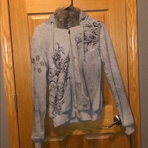 Miss me zip up hoodie